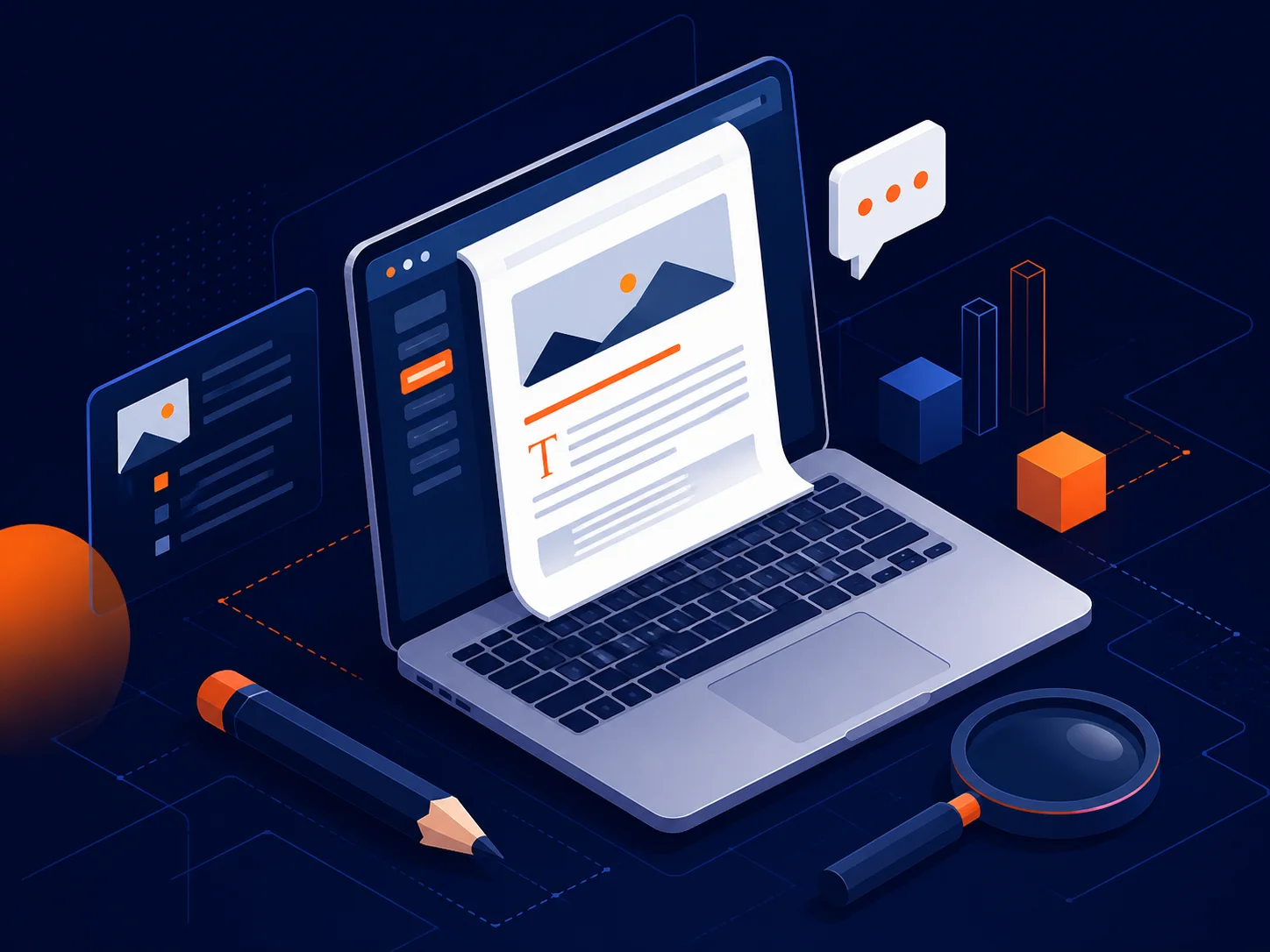 Original blogs & articles illustration