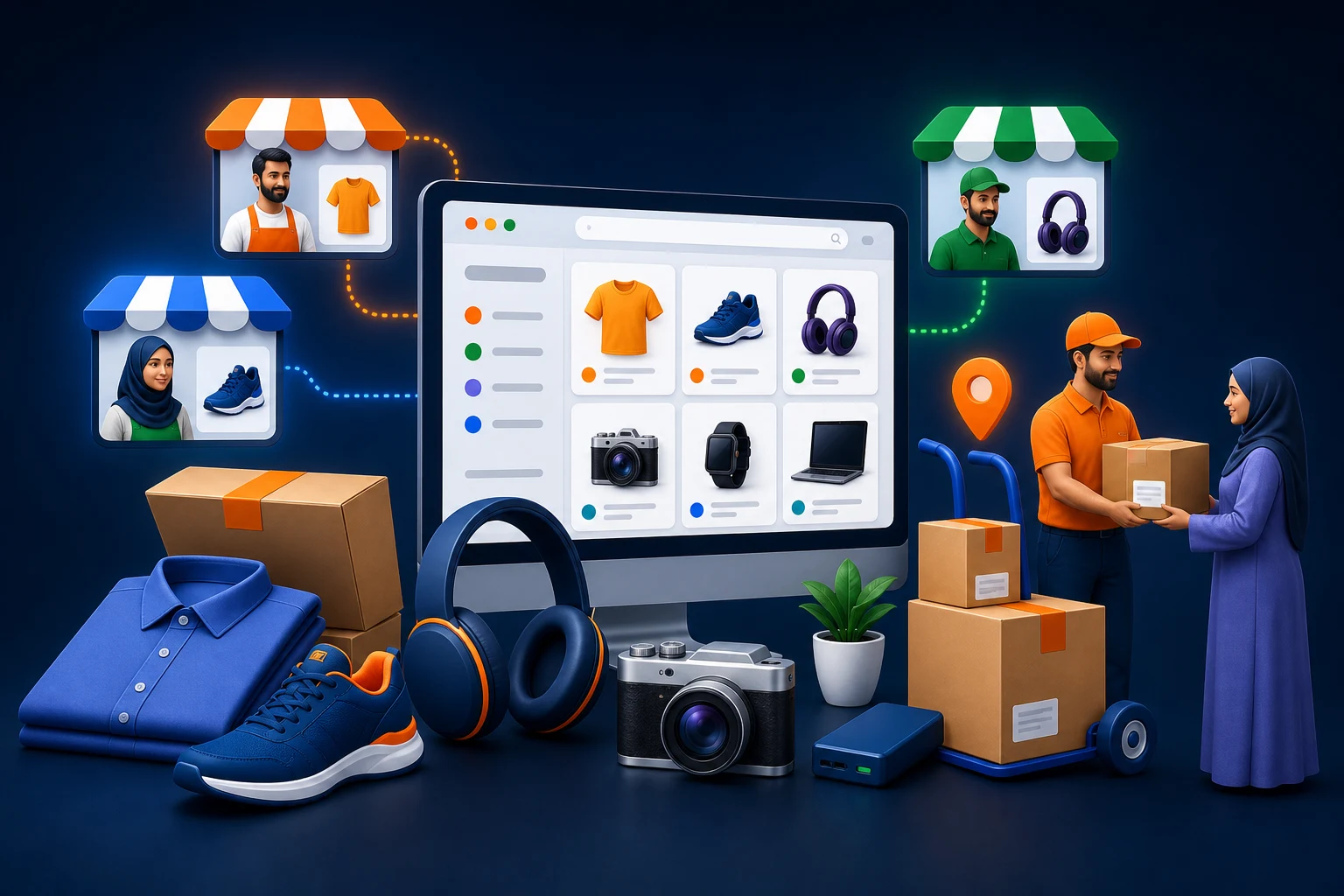 CodiVaroVelley multi-vendor storefront and fulfilment workspace